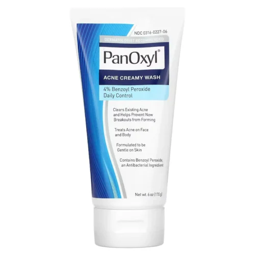 PANOXYL ACNE CREAMY FACE WASH 4% BENZOYL PEROXIDE - 170G | بانوكسيل غسول لعلاج حب الشباب 4% بينزويل بيروكسايد - 170 غرام