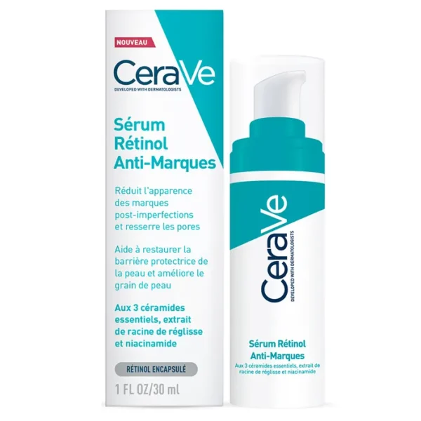 Cerave Retinol anti-mark serum - 30 ml | سيرافي سيروم الريتينول لتجديد البشرة وعلاج علامات ما بعد حب الشباب - 30 مل