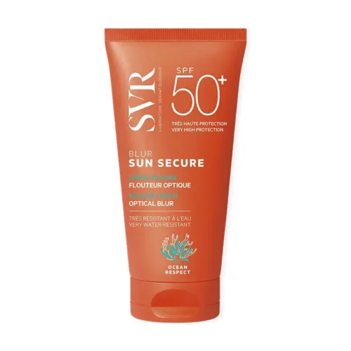 SVR SUN SECURE BLUR MOUSSE CREAM OPTICAL BLUR SPF50+ - 50ML | اس في ار واقي شمسي صن سيكيور بلور بعامل حماية 50 - 50 مل