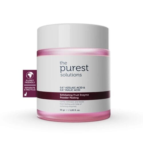 THE PUREST SOLUTIONS EXFOLIATING FRUIT ENZYME POWDER PEELING - 55G | ذا بيورست مقشر أحماض الفواكه - 55 غرام