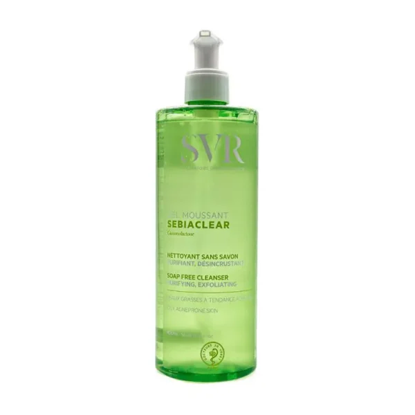 SVR SEBIACLEAR GEL MOUSSANT - 400ML | اس في ار غسول جل - 400 مل