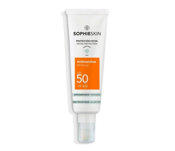 SOPHIESKIN FACIAL كريم واقي من أشعة الشمس مضاد للتصبغات بعامل حماية 50