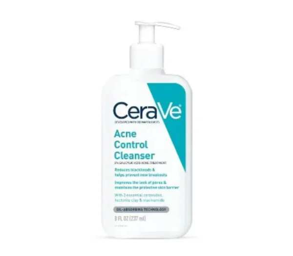 CERAVE ACNE CONTROL CLEANSER 2% SALICYLIC ACID TREATMENT - سيرافي غسول لعلاج حب الشباب بحمض الساليسيليك 2% -