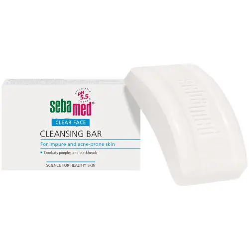 SEBAMED CLEAR FACE CLEANSING BAR - 100G | سيباميد صابونة لتنقية الوجه - 100 غرام