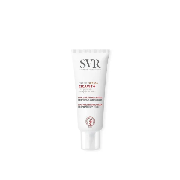 26 SVR CICAVIT CREME SOOTHING REPAIRING CREAM SPF50 - 40ML | كريم سيكافيت مرمم ومهدئ بعامل حماية 50 - 40 مل