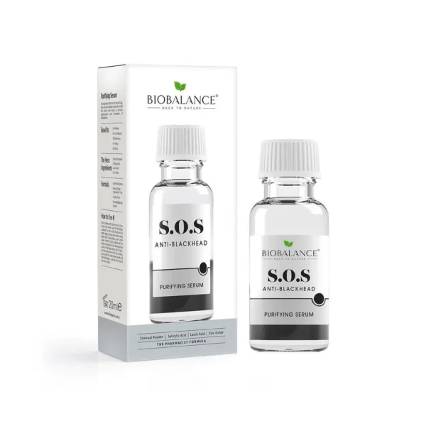 27 BIO BALANCE S.O.S ANTI BLACKHEAD - 20 ML | بايو بالانس سيروم مضاد للرؤوس السوداء - 20 مل