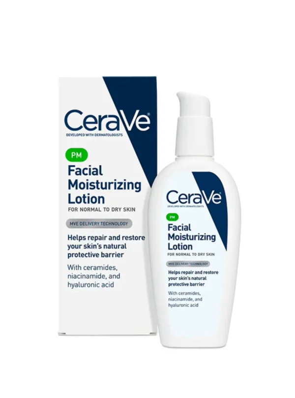 CERAVE PM FACIAL MOISTURIZING LOTION - 60ML | سيرافي لوشن مرطب ليلي - 60 مل