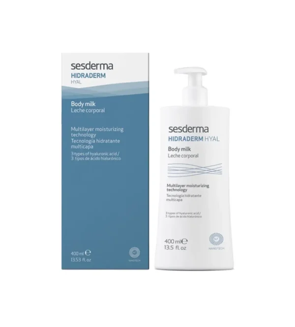 SESDERMA HIDRADERM HYAL BODY MILK - 400ML | سيسديرما حليب الجسم المرطب - 400 مل