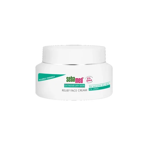 SEBAMED EXTREME DRY SKIN RELIEF FACE CREAM 5% UREA - 50ML | سيباميد كريم مرطب للبشرة الجافة جداً - 50 مل