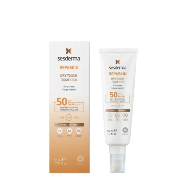 36 SESDERMA SUNSCREEN SPF 50 DRY TOUCH - 50 ML | سيسديرما واقي شمسي بعامل حماية 50 للبشرة الدهنية - 50 مل
