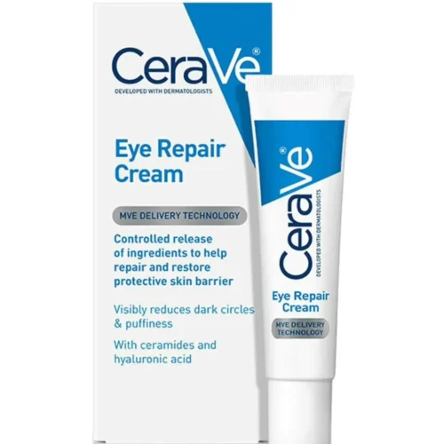 CERAVE UNDER EYE CREAM REPAIR FOR DARK CIRCLES AND PUFFINESS - 14.2G | سيرافي كريم لعلاج الهالات و الانتفاخ تحت العين - 14.2 غرام