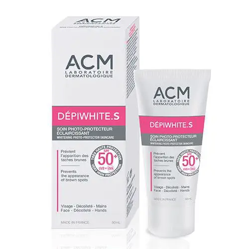 ACM DEPIWHITE.S SOIN SPF 50 PHOTO-PROTECTEUR SPF SUNSCREEN CREAM - 50ML | اي سي ام كريم الواقي من الشمس - 50 مل