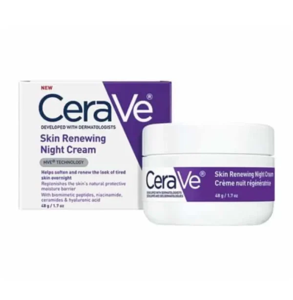 CERAVE SKIN RENEWING NIGHT CREAM - 48G | سيرافي كريم ليلي لتجديد البشرة 48 غرام