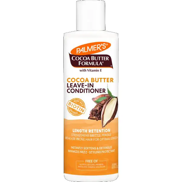 45 PALMER'S COCOA BUTTER & BIOTIN LENGTH RETENTION LEAVE-IN CONDITIONER - 250ML | بالميرز ليف ان بزبدة الكاكاو والبيوتين - 250 مل