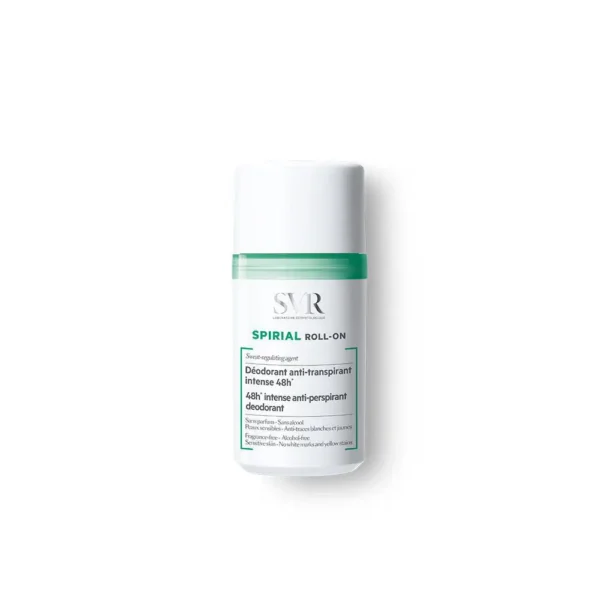 5 SVR SPIRIAL ANTI PERSPIRANT ROLL ON DEODORANT 48H - 50ML | اس في ار رول مزيل العرق المضاد للتعرق 48 ساعة 50 مل