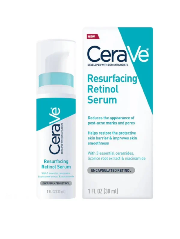 5 CERAVE ACNE RESURFACING RETINOL FACE SERUM - 30ML | سيرافي سيروم ريتينول للوجه لحب الشباب - 30 مل