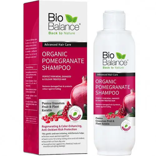 BIO BALANCE ORGANIC POMEGRANATE SHAMPOO - 330 ML | بايو بالانس شامبو للشعر المصبوغ بالرمان - 330 مل