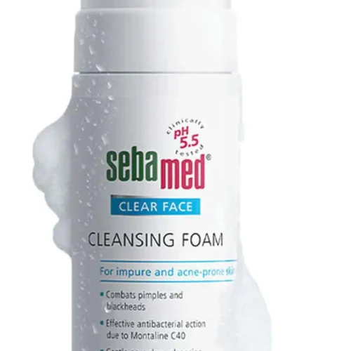 SEBAMED CLEAR FACE CLEANSING FOAM - 150ML | سيباميد رغوة تنظيف الوجه كلير - 150 مل