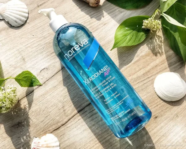 7-2 NOREVA XERODIANE AP FACE & BODY GENTLE FOAMING GEL - 745ML | نوريفا غسول لطيف جل للوجه و الجسم