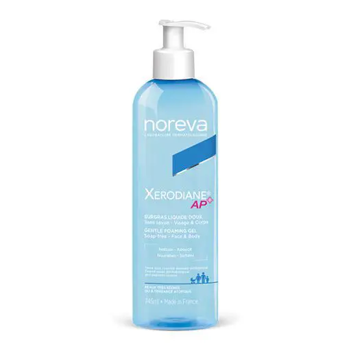 7 NOREVA XERODIANE AP FACE & BODY GENTLE FOAMING GEL - 745ML | نوريفا غسول لطيف جل للوجه و الجسم