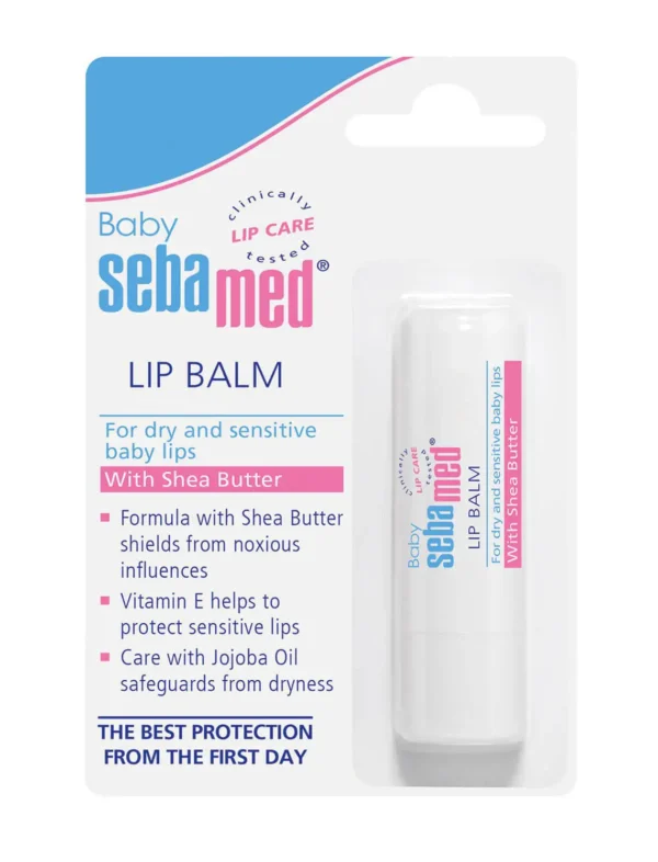 SEBAMED BABY LIP BALM WITH SHEA BUTTER – 4.8G | سيباميد مرطب شفاه للأطفال بزبدة الشيا – 4.8 جرام