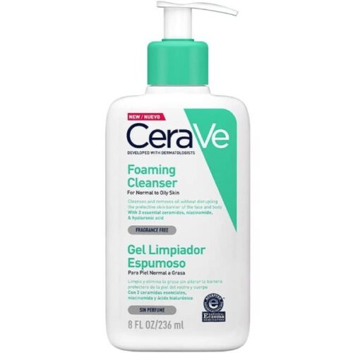 CERAVE FOAMING CLEANSER GEL - 236ml | سيرافي غسول رغوي منظف للوجه - 236 مل