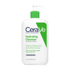 CERAVE HYDRATING FACE WASH CLEANSER FOR DRY SKIN - 473ml| سيرافي غسول مرطب للبشرة الجافة - 473 مل