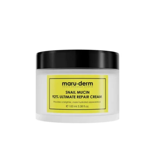 MARU.DERM SNAIL MUCIN 92% ULTIMATE REPAIR CREAM - 100ML | مارو.ديرم كريم مستخلص الحلزون 92% مرمم للوجه - 100 مل