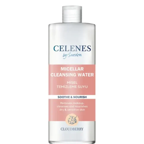 CELENES CLOUDBERRY MICELLAR WATER – DRY AND SENSITIVE SKIN - 250ML | سيلينس ماء ميسيلار للبشرة الجافة والحساسة - 250 مل