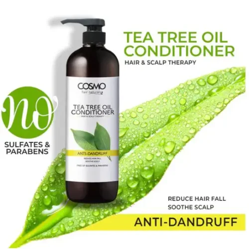 COSMO TEA TREE OIL ANTI-DANDRUFF CONDITIONER - 1000ML | كوزمو بلسم زيت شجرة الشاي - 1000 مل