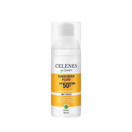 CELENES DRY TOUCH SUNSCREEN FLUID SPF50+ - 50ML | سيلينس واقي شمسي سائل - 50 مل