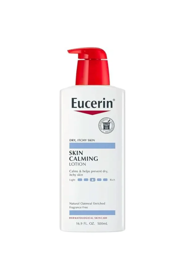 EUCERIN SKIN CALMING FRAGRANCE-FREE LOTION - 500ML | يوسيرين لوشن مهدئ للبشرة بدون رائحة 500 مل