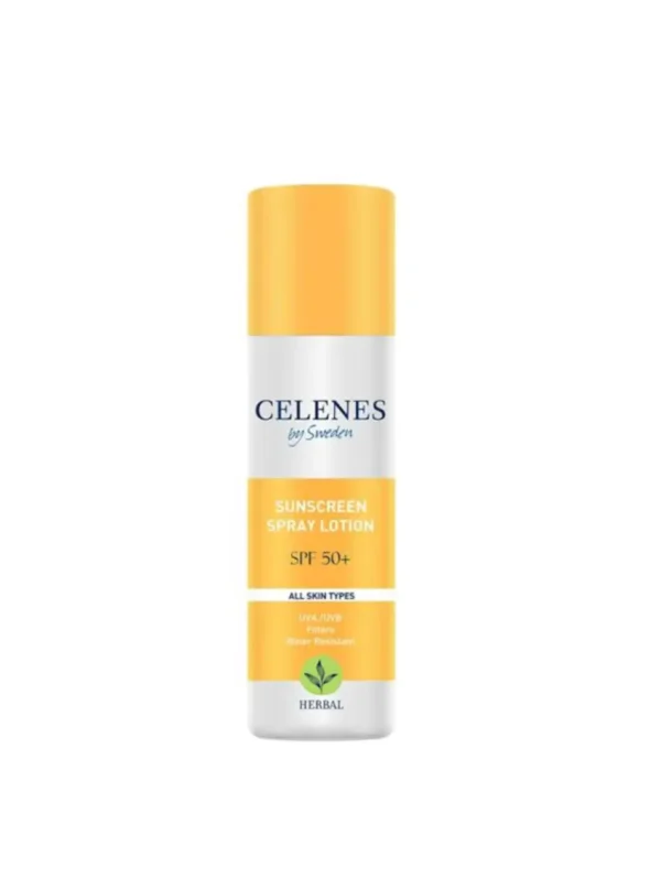 CELENES HERBAL SUNSCREEN LOTION SPRAY 50 SPF - 150ML | بخاخ واقي شمسي مع عامل حماية 50 - 150 مل