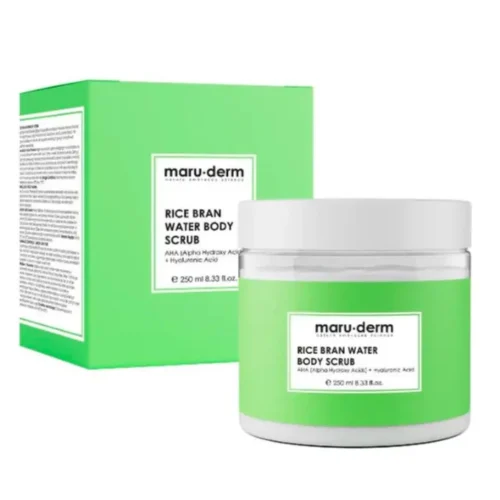 MARU.DERM RICE BRAN WATER BODY SCRUB - 250ML | مارو.ديرم مقشر للجسم بماء الأرز - 250 مل