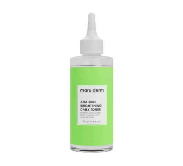 22 MARU.DERM AHA SKIN BRIGHTENING DAILY TONER - 250ML | مارو.ديرم تونر احماض ال AHA لتفتيح البشرة - 250 مل