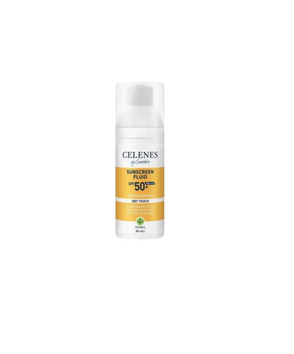 CELENES DRY TOUCH SUNSCREEN FLUID SPF50+ - 50ML | سيلينس واقي شمسي سائل - 50 مل