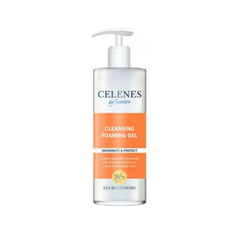 CELENES VITAMIN C+ CLEANSING FOAMING GEL - 250ML | سيلينس غسول جيل بفيتامين سي للبشرة المختلطة والدهنية - 250 مل