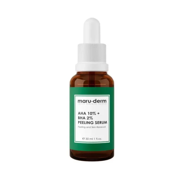 MARU.DERM AHA 10% + BHA 2% PEELING SERUM - 30ML | مارو.ديرم سيروم ال AHA 10% و BHA 2% للتقشير - 30 مل