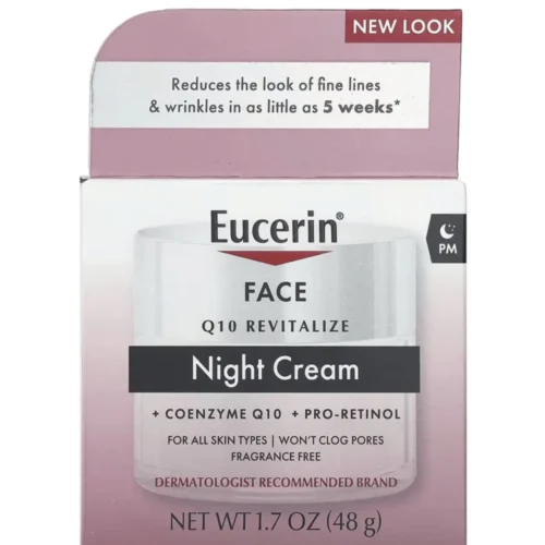 EUCERIN Q10 ANTI-WRINKLE FACE NIGHT CREAM - 48G | يوسيرين كريم للتجاعيد الليلي - 48 غرام