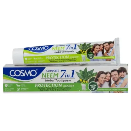 COSMO COMPLETE NEEM 7IN1 HERBAL TOOTHPASTE - 100G | كوزمو معجون اسنان نباتي - 100 غرام