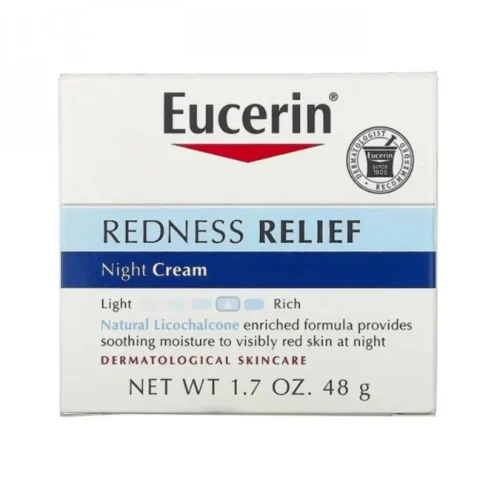 EUCERIN SOOTHING NIGHT CREAM TO RELIEVE REDNESS - 48G | يوسيرين كريم مهدئ ليلي لتهدئة الاحمرار - 48 غرام