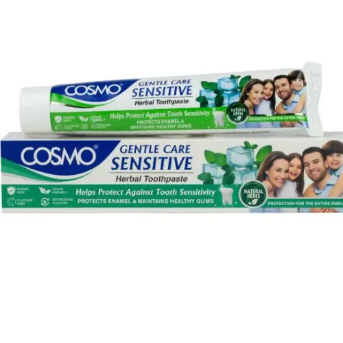 COSMO GENTLE CARE SENSITIVE HERBAL TOOTHPASTE - 100G | كوزمو معجون أسنان نباتي - 100 غرام