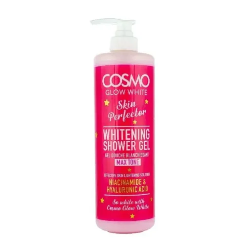 COSMO GLOW WHITE WHITENING SHOWER GEL SKIN PERFECTOR - 1000ML | كوزمو سائل استحمام مفتح للبشرة - 1000 مل