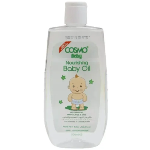 COSMO NOURISHING BABY OIL - 500ML | كوزمو زيت مغذي لبشرة الأطفال - 500 مل