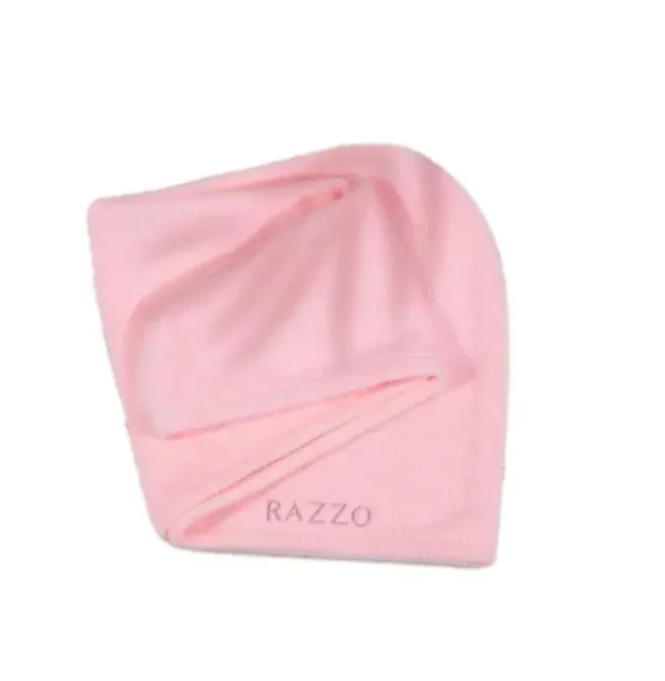 RAZZO MICROFIBER TOWEL PINK | رازو منشفة مايكروفايبر للشعر لون زهر