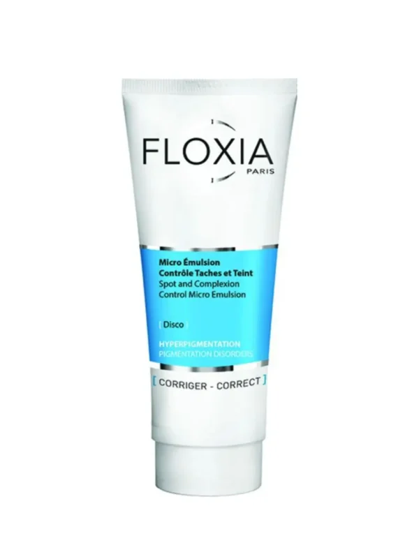 8 FLOXIA DISCO SPOT AND COMPLEXION CONTROL MICRO EMULSION FOR PIGMENTATION DISORDERS - 40ML | فلوكسيا كريم التحكم في البقع والبشرة لاضطرابات التصبغ - 40 مل