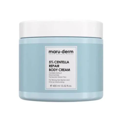 MARU.DERM %5 CENTELLA REPAIR BODY CREAM - 400ML | مارو.ديرم كريم السينتيلا 5% المرمم للجسم - 400 مل