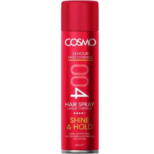 COSMO SHINE & HOLD 004 HAIR SPRAY - 400ML | كوزمو مثبت للشعر - 400 مل