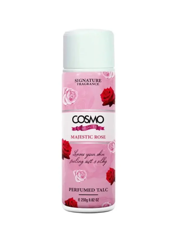 95 COSMO SIGNATURE FRAGRANCE PERFUMED TALC - 125G | كوزمو بودرة التلك المعطرة - 125 غرام بالورد