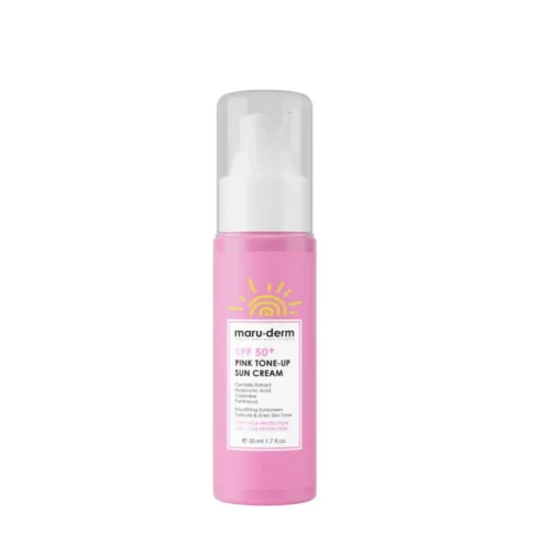 MARU.DERM PINK TONE-UP SUN CREAM SPF 50 - 50ML | مارو.ديرم واقي شمسي SPF50 - 50 مل